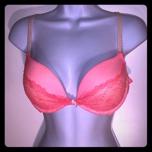 Victoria secret bra pink lace bra